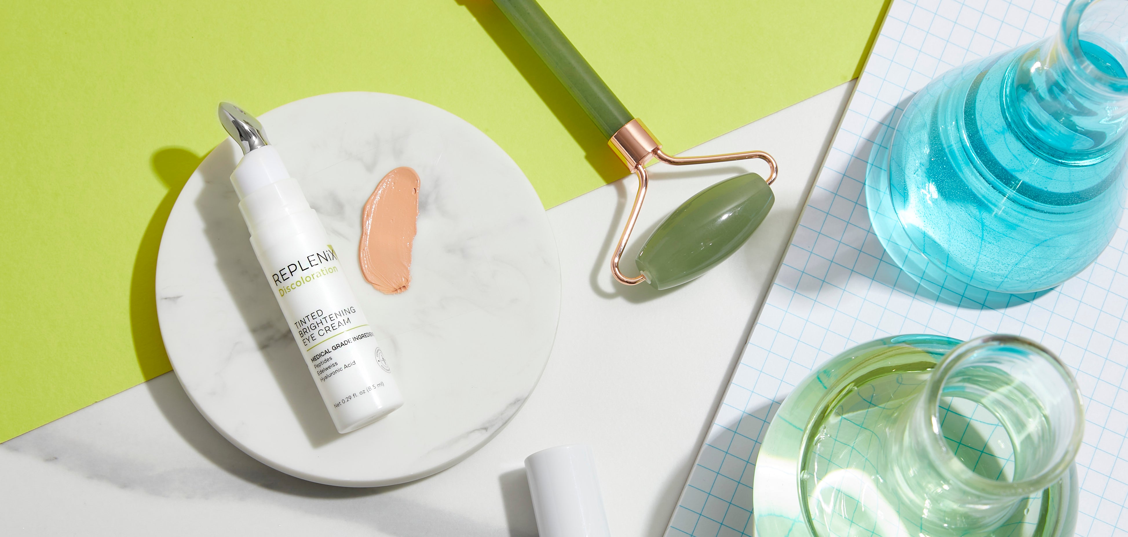 Medical-grade skincare for eye area by Replenix