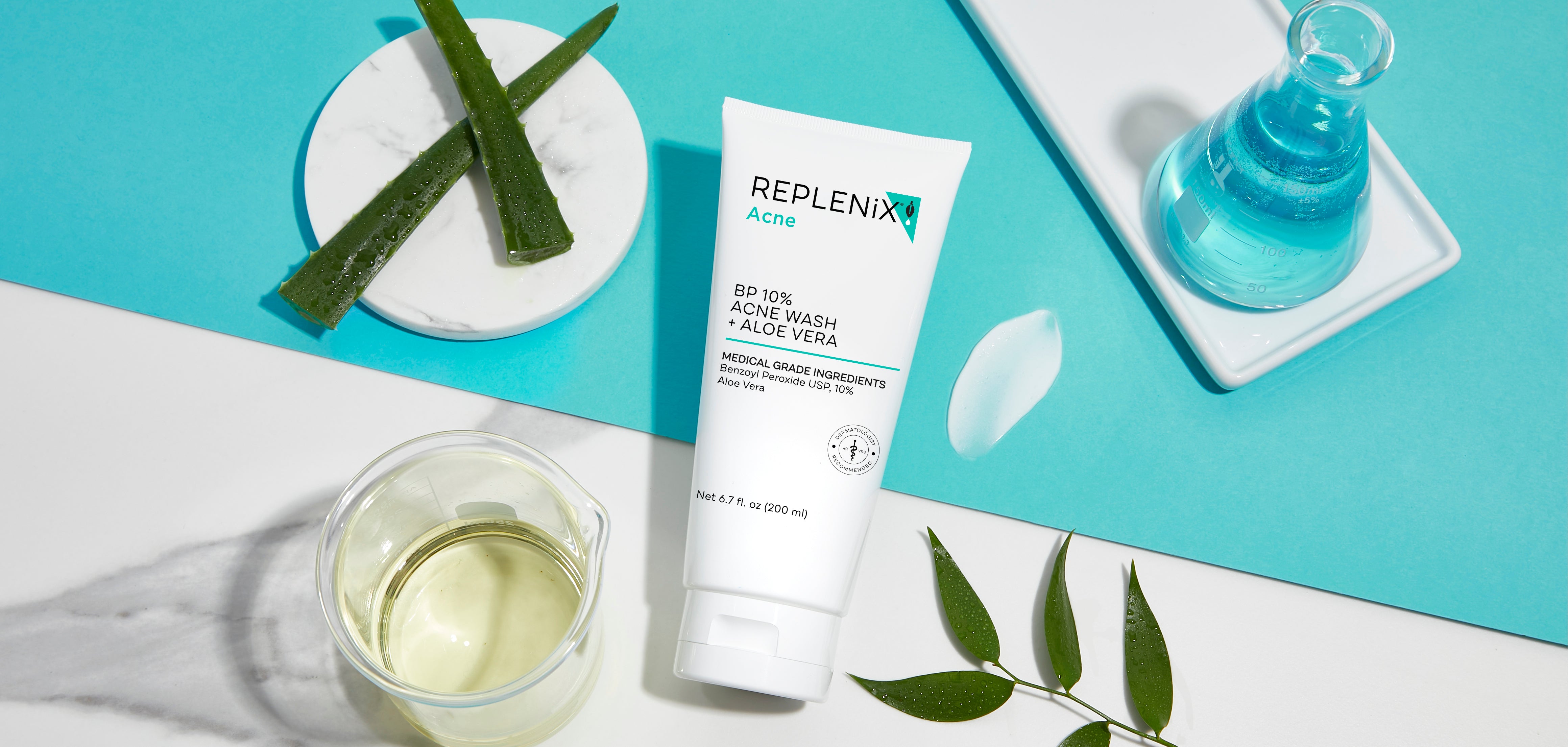 Medical-grade dermatologist recommended cleansers by Replenix