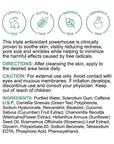 Ingredients in REPLENIX Redness Reducing Triple AOX Serum | Sensitive | Medical Grade Skincare