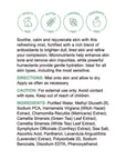 Ingredients in REPLENIX Soothing Antioxidant Mist | Sensitive | Medical Grade Skincare