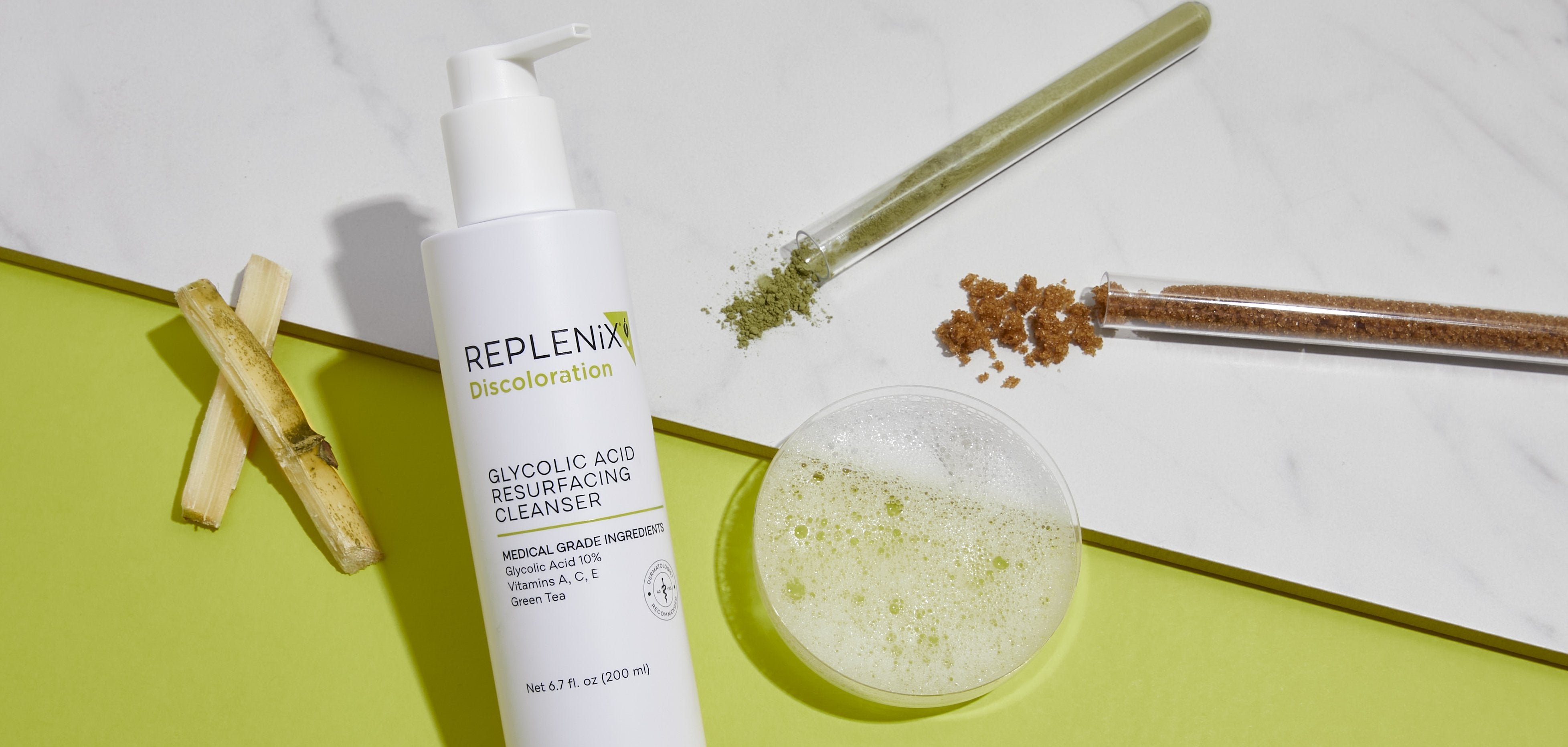Medical-grade exfoliants skincare by Replenix