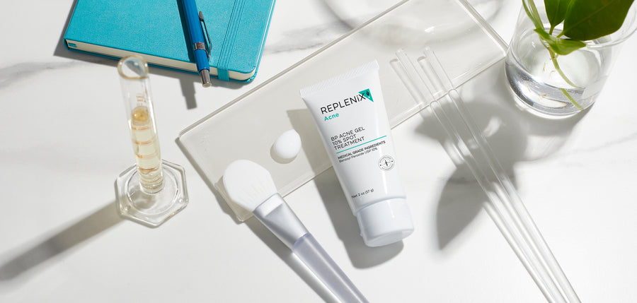 Dermatologist recommended acne skincare by Replenix