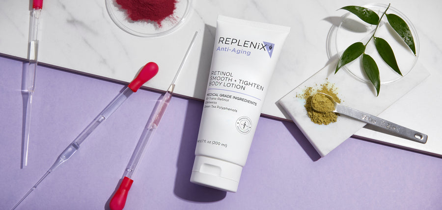 Retinol cream, wrinkle cream, and anti-aging skincare for fine lines.