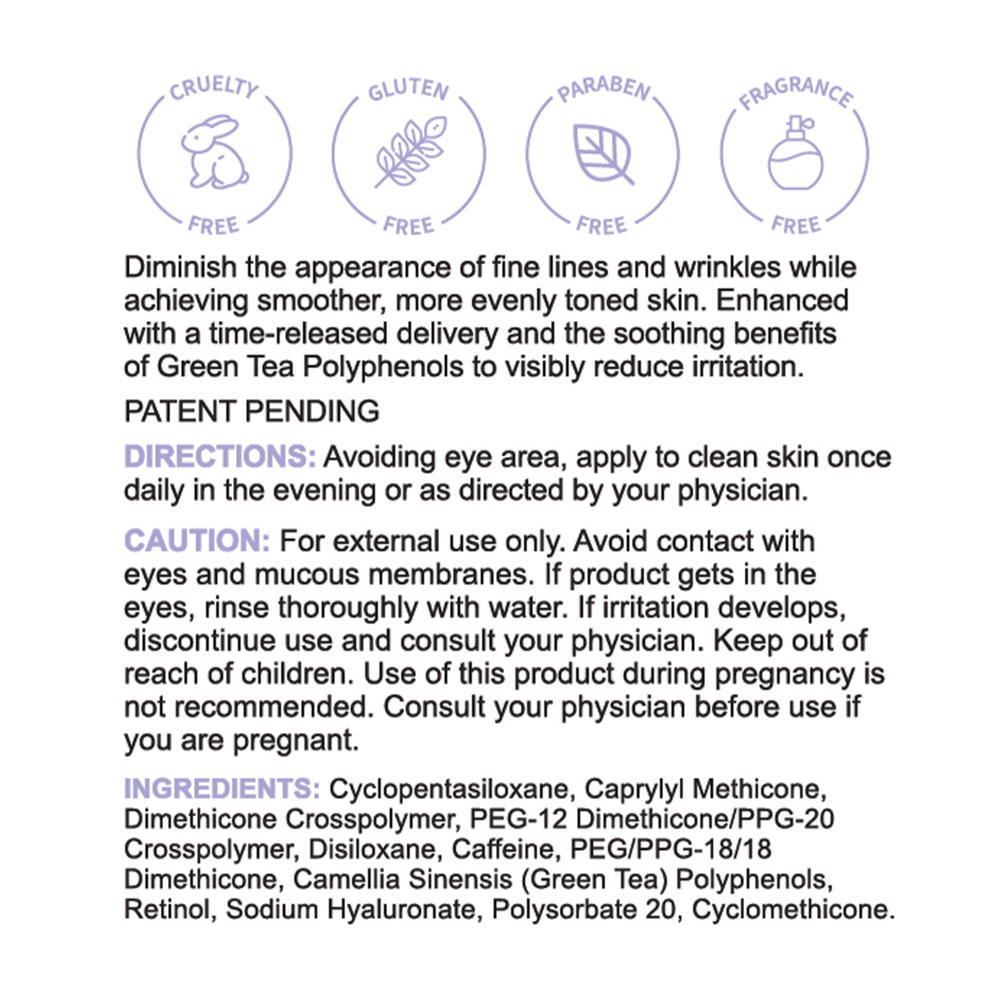 Ingredients in REPLENIX Retinol 5x Regenerate Dry Serum Mini | Anti-Aging | Medical Grade Skincare